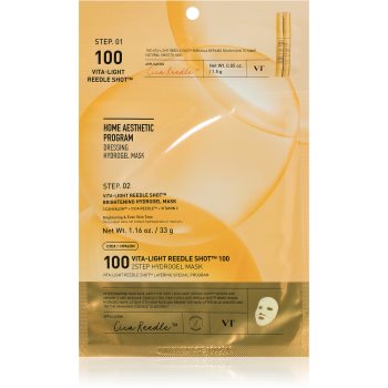 VT Cosmetics Vita-Light Reedle Shot 100 2Step Hydrogel Mask mască intensă cu hidrogel pentru luminozitate si hidratare - imagine 2
